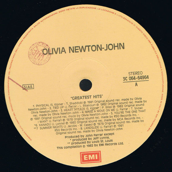 Olivia Newton-John - Olivia's Greatest Hits
