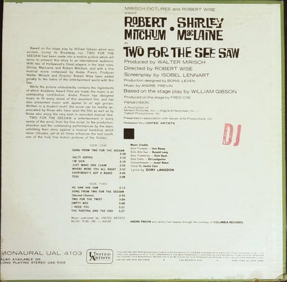 André Previn - Two For The See Saw (Original Motion Picture Soundtrack)