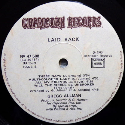 Gregg Allman - Laid Back
