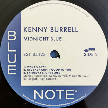 Kenny Burrell With Stanley Turrentine / Major Holley Jr / Bill English / Ray Barretto – Midnight Blue