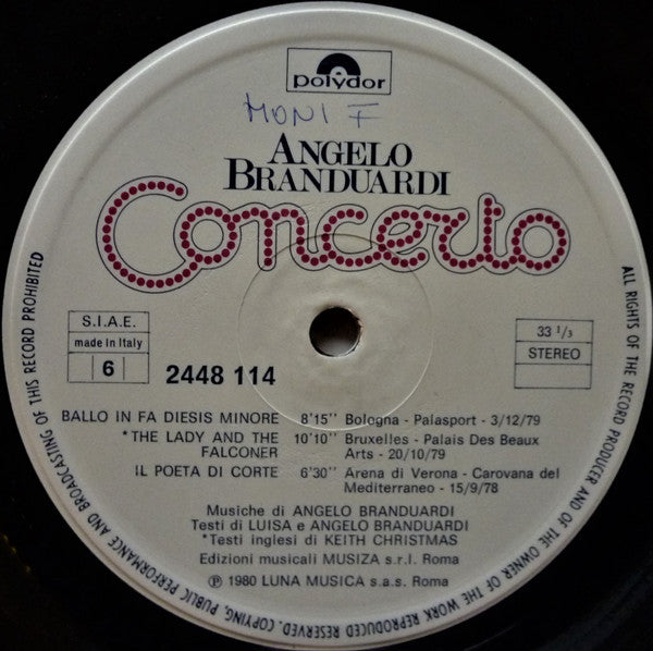 Angelo Branduardi - Concerto (box)