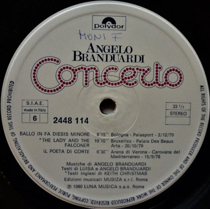 Angelo Branduardi - Concerto (box)