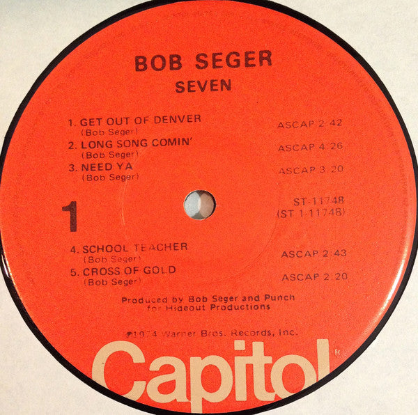 Bob Seger - Seven