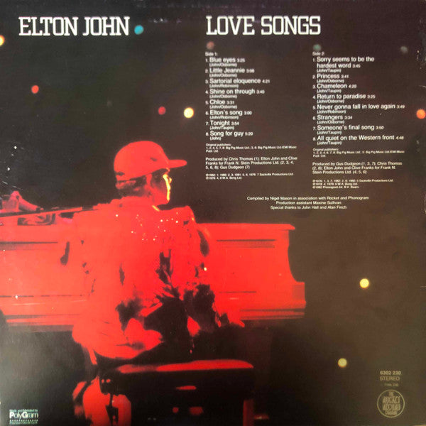 Elton John - Love Songs
