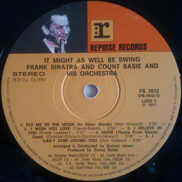 Frank Sinatra - It Might As Well Be Swing