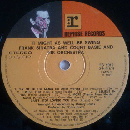 Frank Sinatra - It Might As Well Be Swing