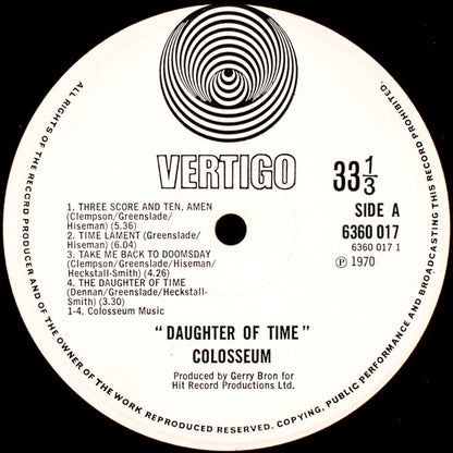 Colosseum - Daughter Of Time