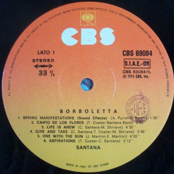 Santana - Borboletta