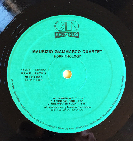 Maurizio Giammarco Quartet - Hornithology