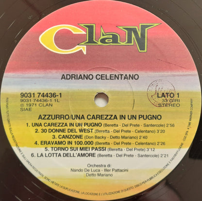 Adriano Celentano - Azzurro / Una Carezza In Un Pugno