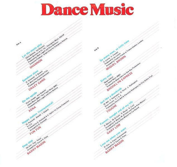 Various - Dance Music (Colonna Sonora Originale Del Film)