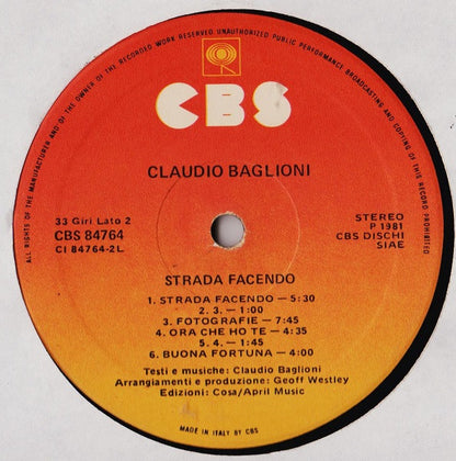 Claudio Baglioni - Strada Facendo