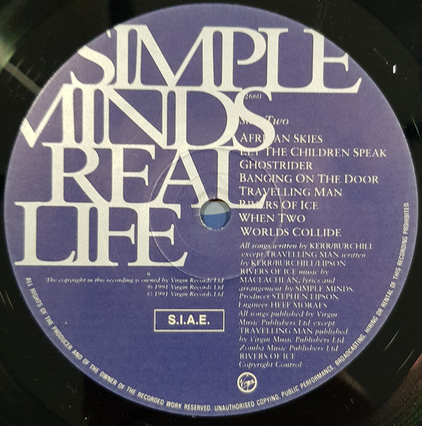 Simple Minds - Real Life