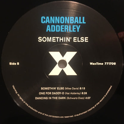 Cannonball Adderley - Somethin' Else (nuovo)