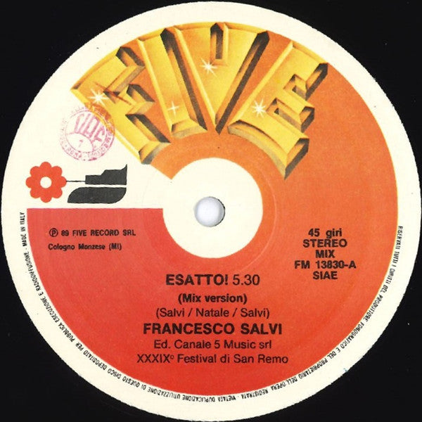 Francesco Salvi - Esatto! (Mix Version)
