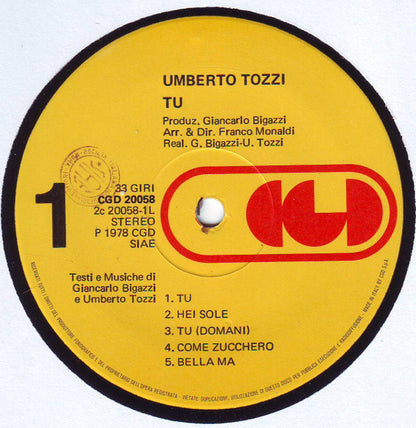 Umberto Tozzi - Tu
