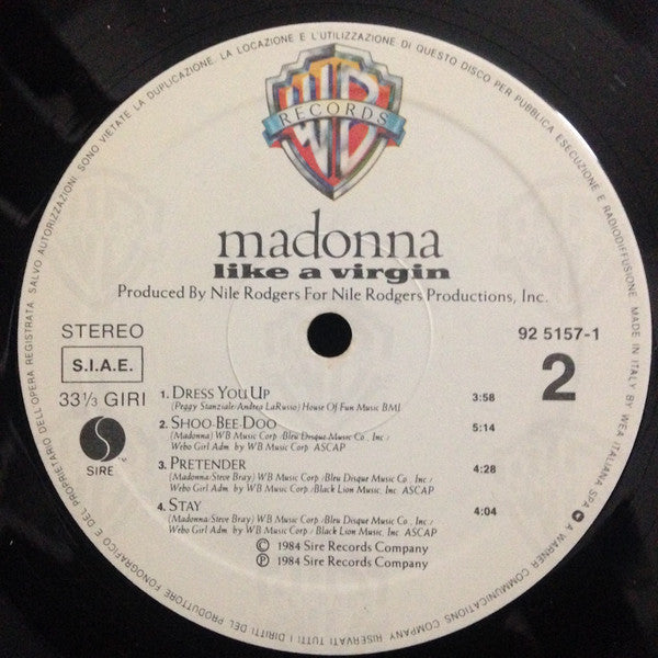 Madonna - Like A Virgin
