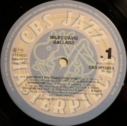 Miles Davis - Ballads