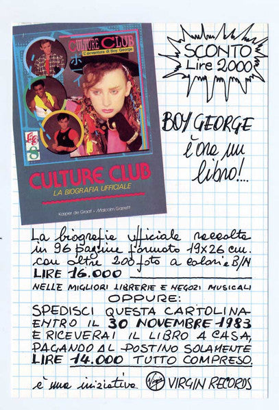 Culture Club - Colour By Numbers