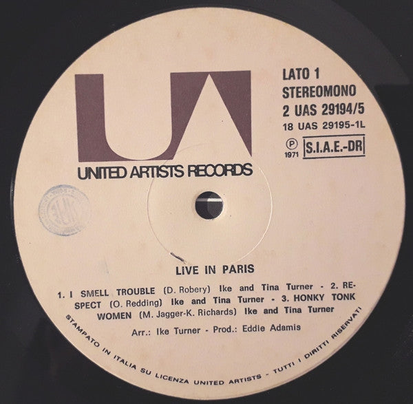 Ike & Tina Turner - Live In Paris