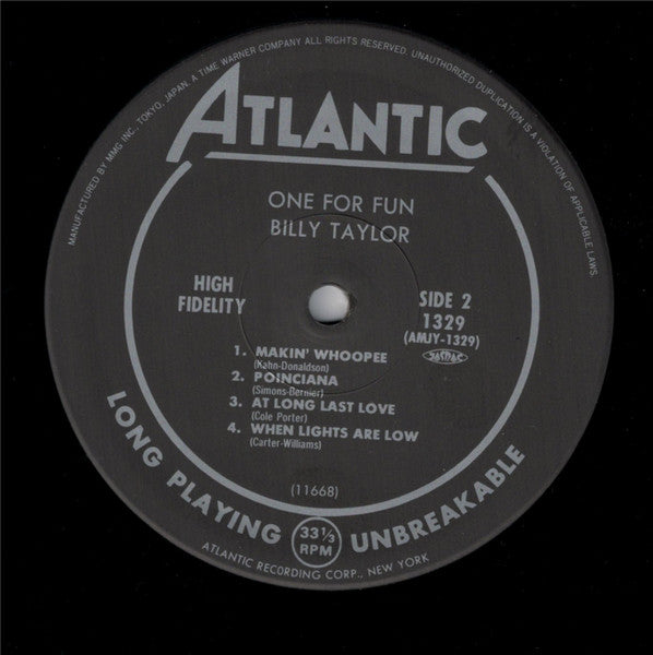 Billy Taylor - One For Fun
