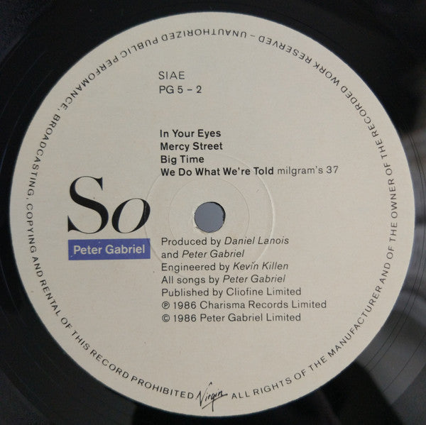 Peter Gabriel - So