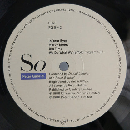 Peter Gabriel - So