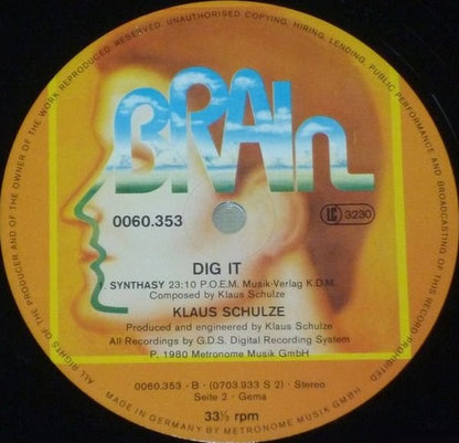 Klaus Schulze - Dig It