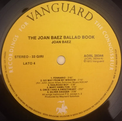 Joan Baez - The Joan Baez Ballad Book