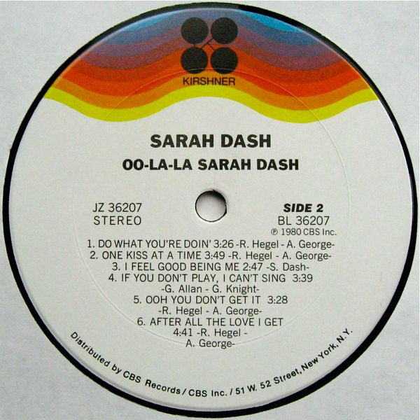Sarah Dash - Oo-La-La Sarah Dash