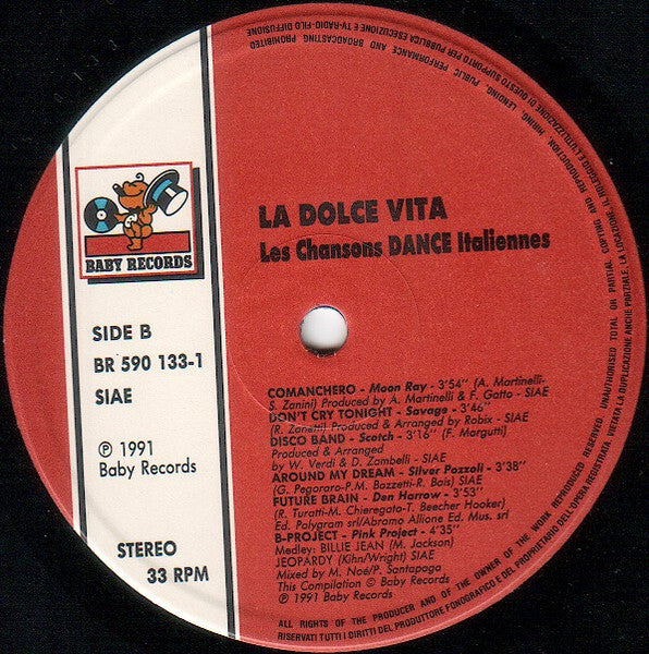 Various - La "Dolce Vita" - Les Chansons Dance Italiennes