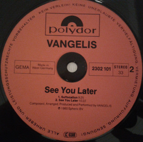 Vangelis - See You Later