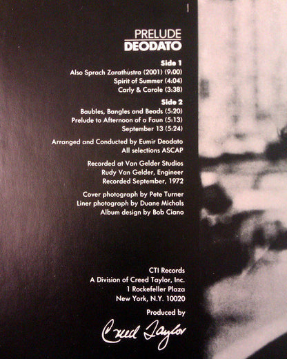 Eumir Deodato - Prelude