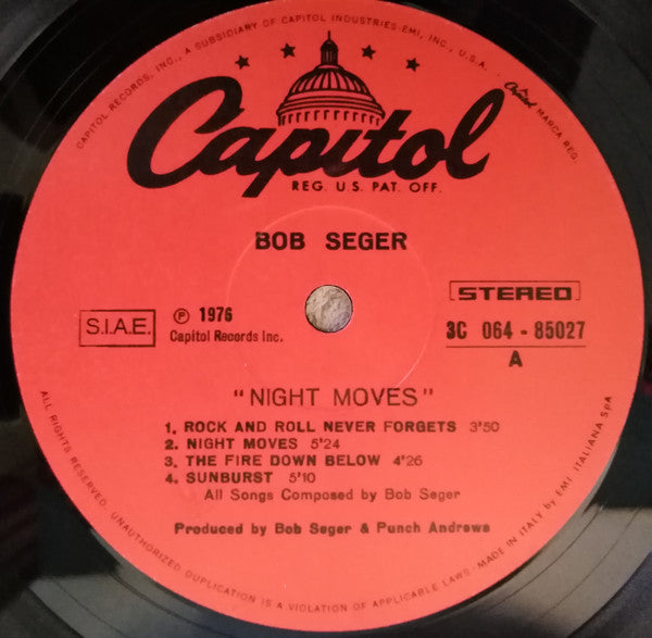 Bob Seger And The Silver Bullet Band - Night Moves