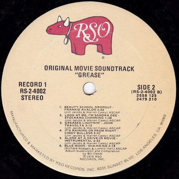 Various - Grease (The Original Soundtrack From The Motion Picture)