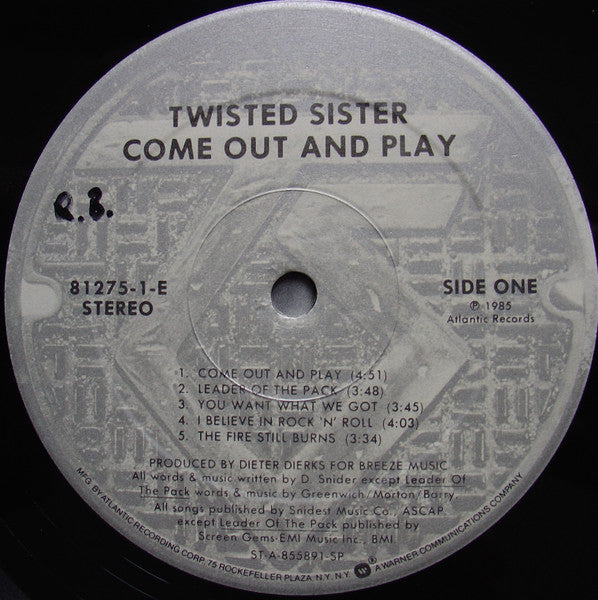 Twisted Sister - Come Out And Play