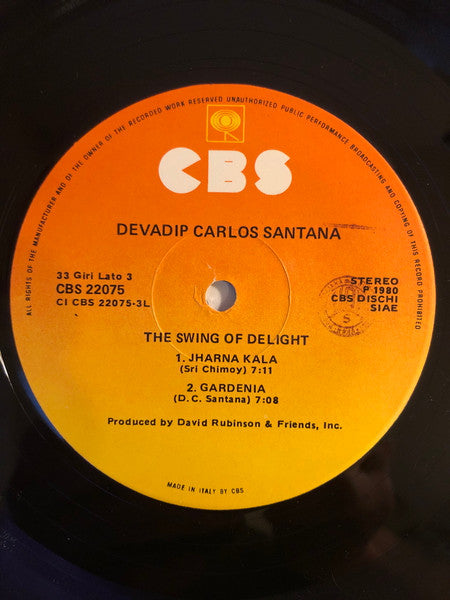 Carlos Santana - The Swing Of Delight