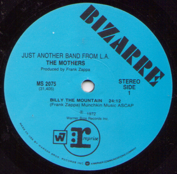 The Mothers - Just Another Band From L.A.