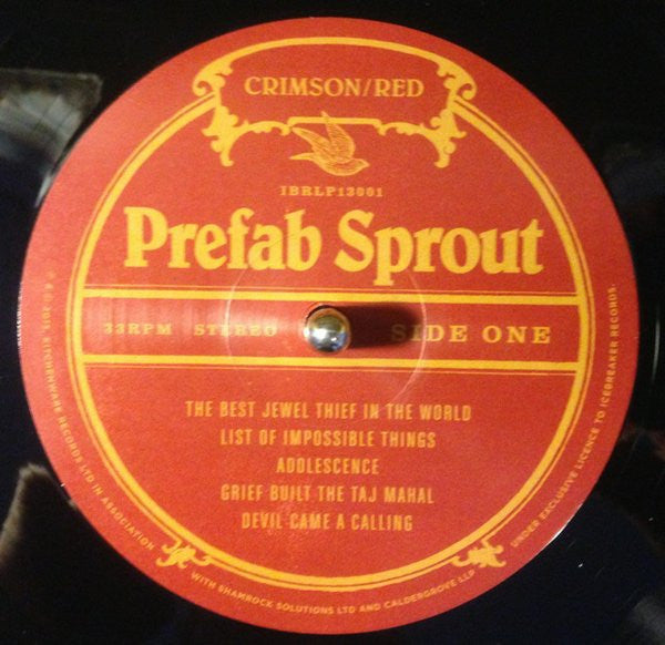 Prefab Sprout - Crimson / Red
