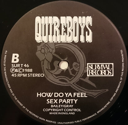 The Quireboys - There She Goes Again