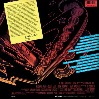 Various - Streets Of Fire - Music From The Original Motion Picture Soundtrack