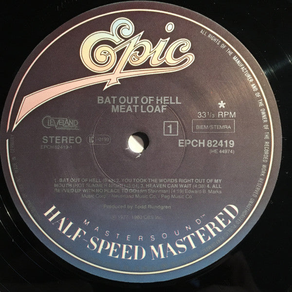 Meat Loaf - Bat Out Of Hell
