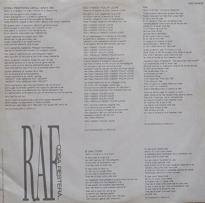 Raf - Cosa Resterà...
