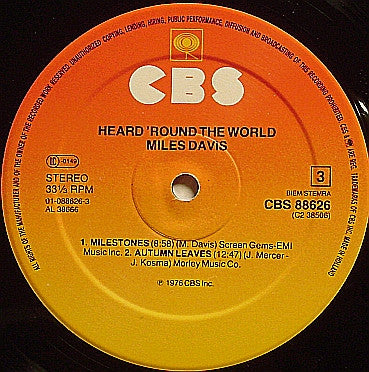 Miles Davis - Heard 'Round The World