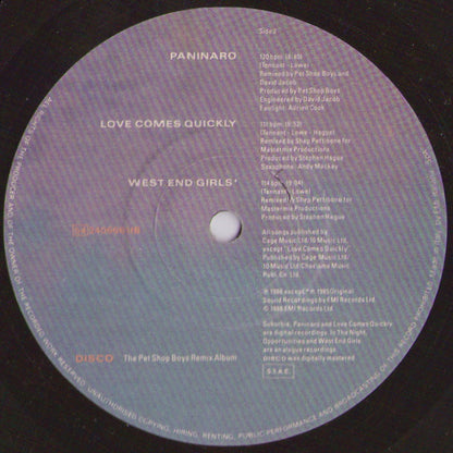 Pet Shop Boys - Disco
