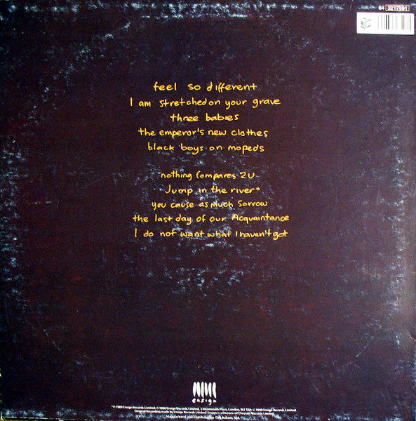 Sinéad O'Connor - I Do Not Want What I Haven't Got