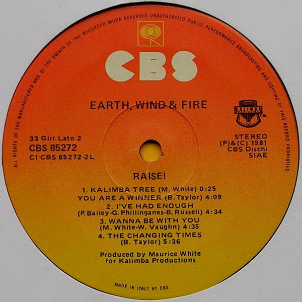 Earth, Wind & Fire - Raise!