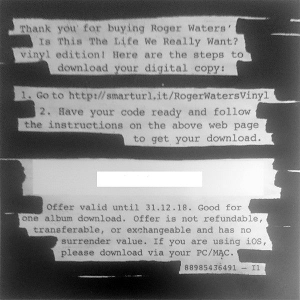 Roger Waters - Is This The Life We Really Want?