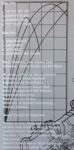 Black Sabbath - Never Say Die! (nuovo)