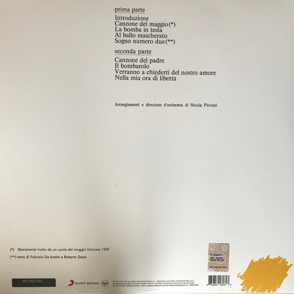 Fabrizio De André - Storia Di Un Impiegato (nuovo)